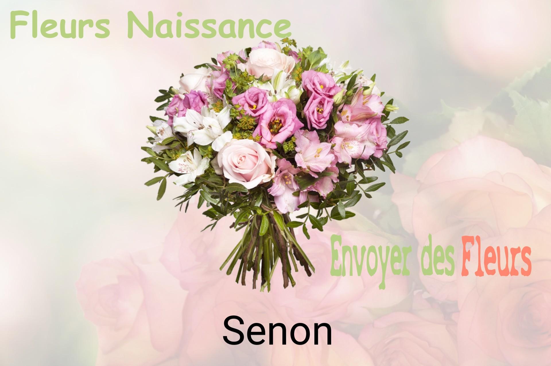Bouquet de fleurs de naissance livré à Senon